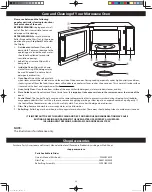 Preview for 22 page of Panasonic NN-ST96JS Owner'S Manual