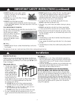 Preview for 5 page of Panasonic NN- SU656B Owner'S Manual