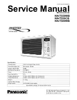 Panasonic NN-T559CB Service Manual preview