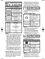 Preview for 13 page of Panasonic NN-T563SF Operating Instructions Manual