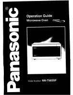 Preview for 1 page of Panasonic NN-T583SF Operation Manual