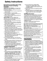 Preview for 3 page of Panasonic NN-T583SF Operation Manual