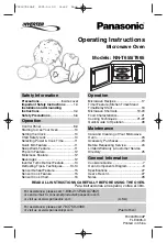 Panasonic NN-T655 Operating Instructions Manual preview