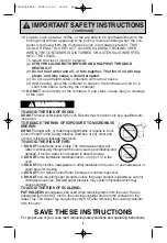 Preview for 4 page of Panasonic NN-T655 Operating Instructions Manual