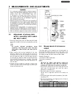 Preview for 7 page of Panasonic NN-T694SF Service Manual