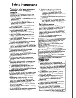 Preview for 3 page of Panasonic NN-T703 Operation Manual