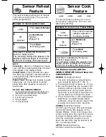 Preview for 18 page of Panasonic NN-T793 Operating Instructions Manual