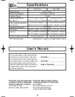 Preview for 30 page of Panasonic NN-T793 Operating Instructions Manual