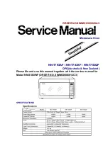 Preview for 1 page of Panasonic NN-T793AF Service Manual