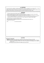 Preview for 3 page of Panasonic NN-T793AF Service Manual