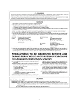 Предварительный просмотр 3 страницы Panasonic NN-T793SF Service Manual