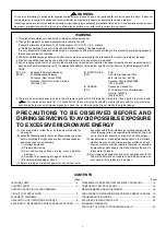 Предварительный просмотр 33 страницы Panasonic NN-T793SF Service Manual