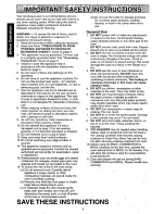 Preview for 5 page of Panasonic NN-T888S Operating Instructions Manual