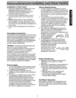 Preview for 6 page of Panasonic NN-T888S Operating Instructions Manual