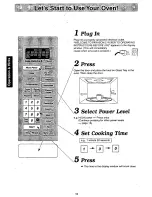 Preview for 13 page of Panasonic NN-T888S Operating Instructions Manual