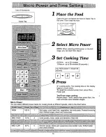 Preview for 17 page of Panasonic NN-T888S Operating Instructions Manual