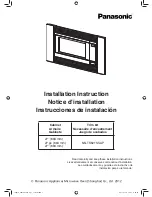 Panasonic NN-TK621SSAP Installation Instruction preview