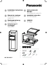 Panasonic NN-TK816CSCP Installation Instructions Manual предпросмотр