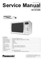 Preview for 1 page of Panasonic NN-V359WB Service Manual