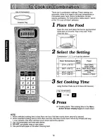 Preview for 16 page of Panasonic NNC988B - MICROWAVE Operating Instructions Manual