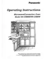 Panasonic NNC988W - MICROWAVE CONV. OVEN Operating Instructions Manual preview