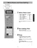 Preview for 13 page of Panasonic NNC988W - MICROWAVE CONV. OVEN Operating Instructions Manual