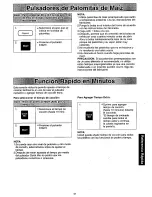 Preview for 41 page of Panasonic NNC988W - MICROWAVE CONV. OVEN Operating Instructions Manual