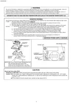 Preview for 2 page of Panasonic NNC994S - Genius Prestige - Convection Microwave Oven Service Manual