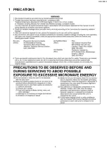 Preview for 3 page of Panasonic NNC994S - Genius Prestige - Convection Microwave Oven Service Manual