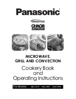 Panasonic NNCT857 Cookery Book & Operating Instructions preview