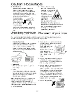 Предварительный просмотр 5 страницы Panasonic NNCT857 Cookery Book & Operating Instructions