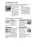 Предварительный просмотр 16 страницы Panasonic NNCT857 Cookery Book & Operating Instructions