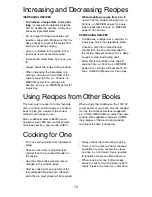 Предварительный просмотр 75 страницы Panasonic NNCT857 Cookery Book & Operating Instructions