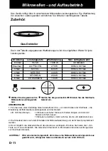 Preview for 43 page of Panasonic NNCT878 Operating Instructions Manual