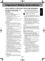 Preview for 5 page of Panasonic NNDS59KW Manual