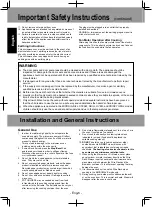 Preview for 6 page of Panasonic NNDS59KW Manual