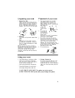 Preview for 5 page of Panasonic NNE202 Cookery Book & Operating Instructions