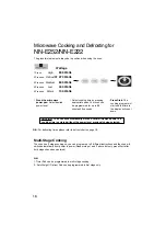 Preview for 18 page of Panasonic NNE252WB Operating Instructions And Cookery Book