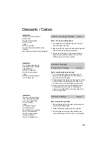 Preview for 35 page of Panasonic NNE252WB Operating Instructions And Cookery Book