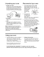 Preview for 5 page of Panasonic NNE273 Cookery Book & Operating Instructions