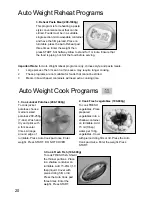 Preview for 22 page of Panasonic NNE273 Cookery Book & Operating Instructions