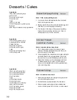 Preview for 34 page of Panasonic NNE273 Cookery Book & Operating Instructions