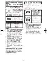 Preview for 14 page of Panasonic NNG354 - MICROWAVE -0.7 CUFT Operating Instructions Manual