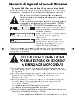 Preview for 32 page of Panasonic NNG354 - MICROWAVE -0.7 CUFT Operating Instructions Manual