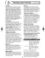 Предварительный просмотр 54 страницы Panasonic NNG354MF - MICROWAVE - 0.7 CUFT Operating Instructions Manual