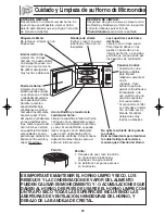 Предварительный просмотр 55 страницы Panasonic NNG354MF - MICROWAVE - 0.7 CUFT Operating Instructions Manual