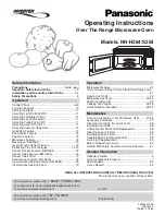 Panasonic NNH264 - MICROWAVE - 2.0 C/OTR Operating Instructions Manual preview