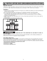 Preview for 5 page of Panasonic NNH264 - MICROWAVE - 2.0 C/OTR Operating Instructions Manual