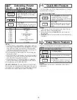 Preview for 14 page of Panasonic NNH264 - MICROWAVE - 2.0 C/OTR Operating Instructions Manual