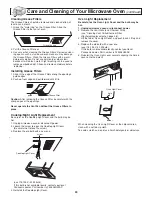 Preview for 31 page of Panasonic NNH264 - MICROWAVE - 2.0 C/OTR Operating Instructions Manual